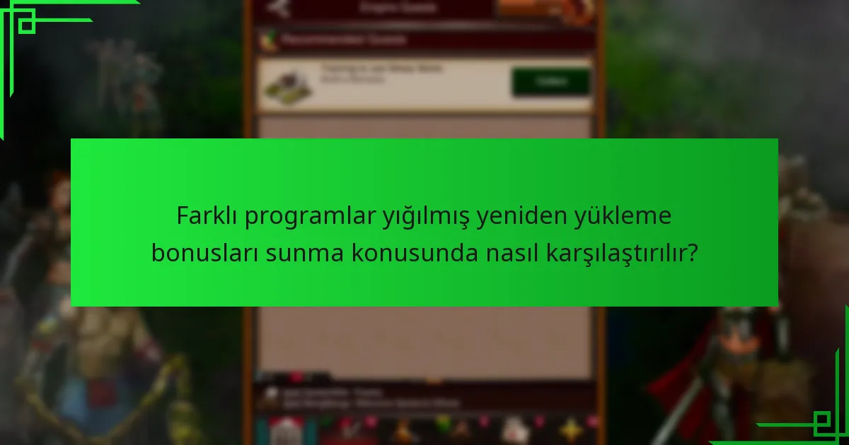 Yeniden yükleme bonus programlarındaki daha yüksek seviyelerin faydaları nelerdir?