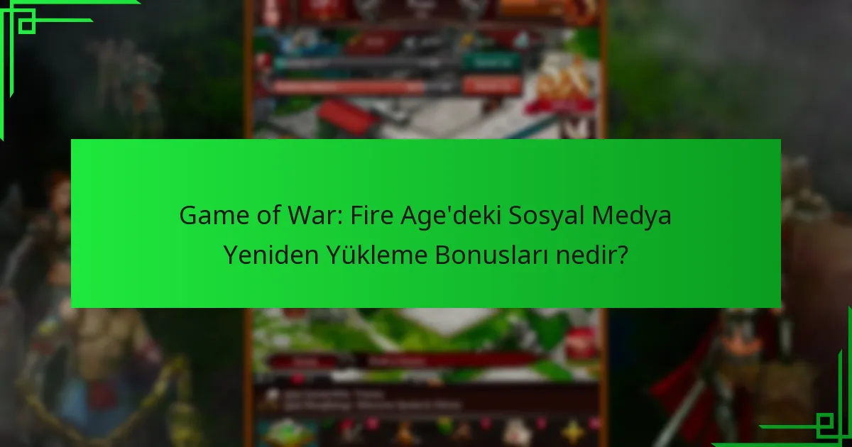 Oyuncular Sosyal Medya Yeniden Yükleme Bonuslarına nasıl erişebilir?