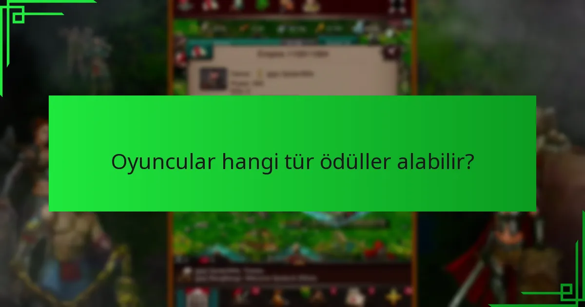 Oyuncular hangi tür ödüller alabilir?